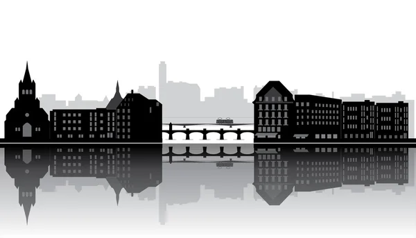 Basel skyline — Stock Photo, Image
