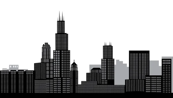 Chicago skyline — Stock Photo, Image