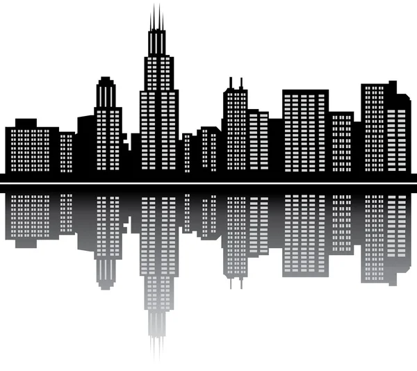 Chicago skyline — Stock Photo, Image