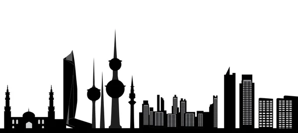 Kuwait skyline — Stock Photo, Image