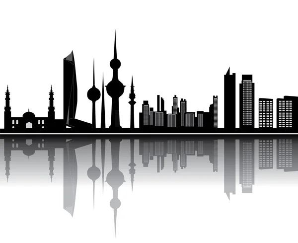 Kuwait skyline — Stock Photo, Image