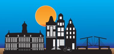 Amsterdam manzarası