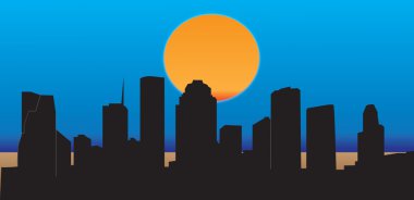 Houston manzarası