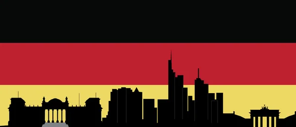 Berlín skyline Alemania — Foto de Stock