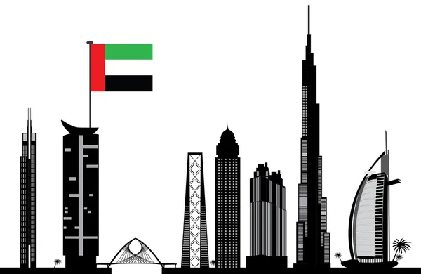 Dubai városára — Stock Fotó
