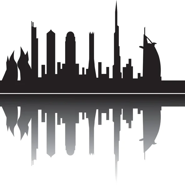 Dubai skyline — Stock Photo, Image