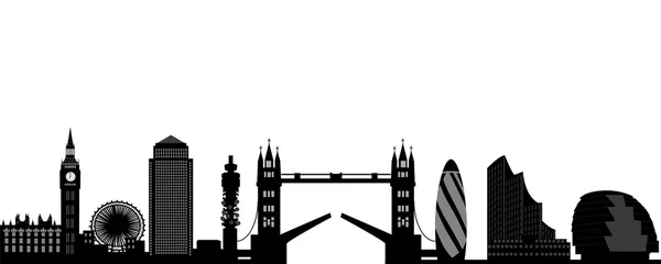 Skyline von London — Stockfoto