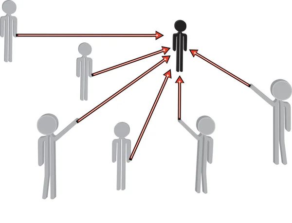 Discriminación — Vector de stock