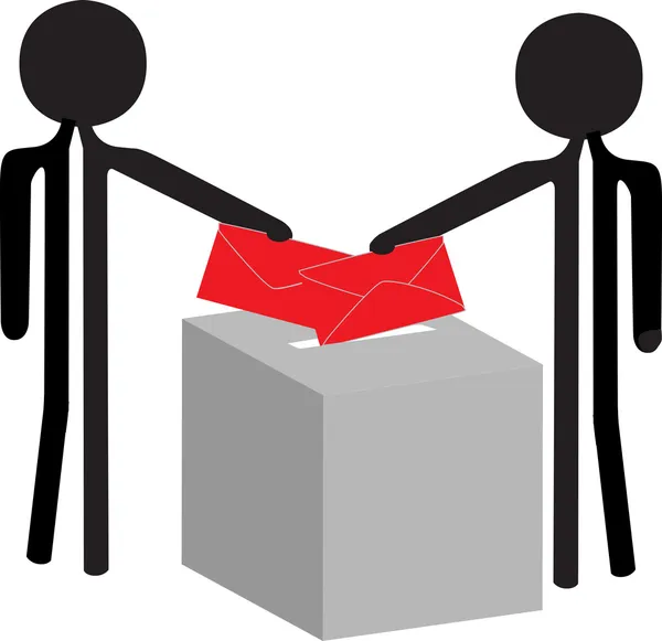 Voting people — Stock Photo, Image