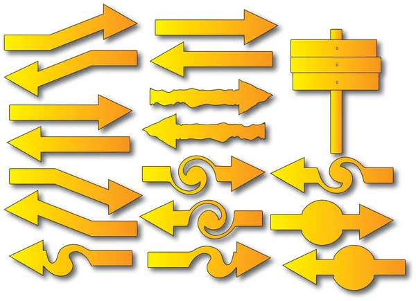 Flechas — Vetor de Stock