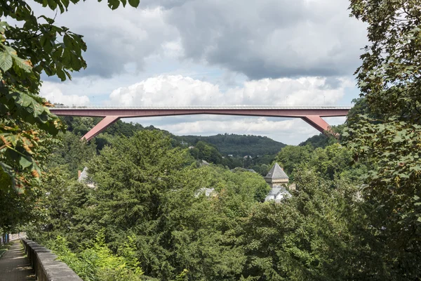 The bridge G.D. Charlotte over the river Alzette — Stock Photo, Image