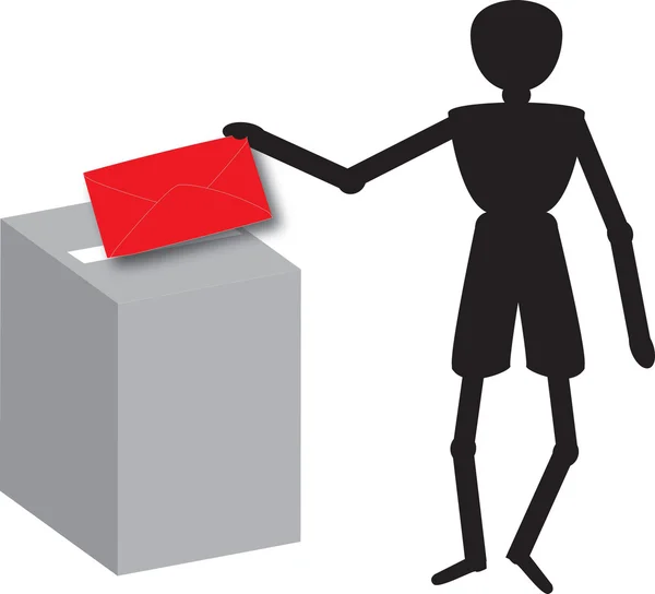 Persone votanti — Foto Stock