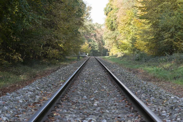 Järnvägen spår — Stockfoto