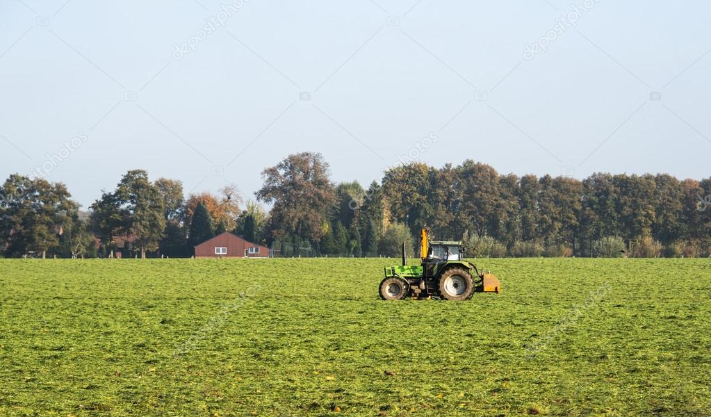 farmer with tractor