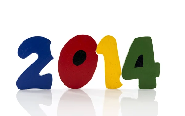 Text new year 2014 — Stock Photo, Image