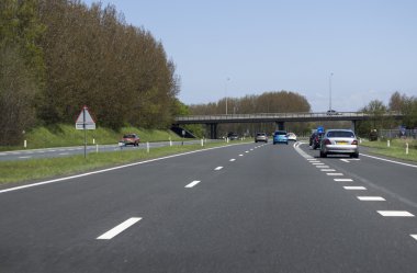 Hollanda'da yolda