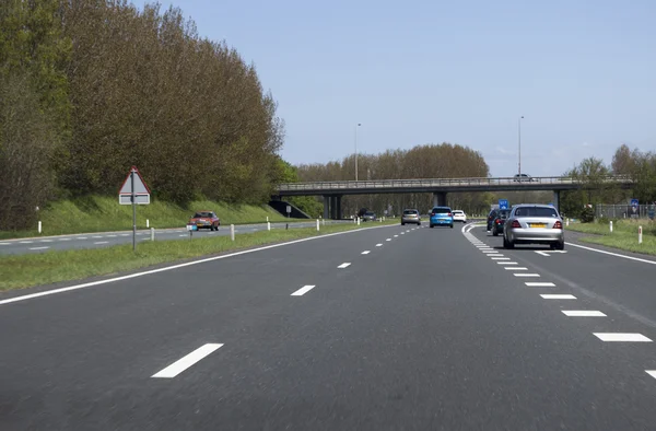 På vägen i holland — Stockfoto