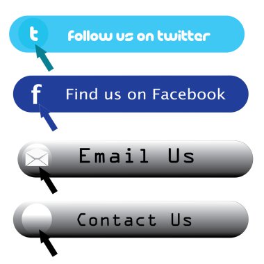 lépjen kapcsolatba velünk a facebook, twitter vagy e-mail