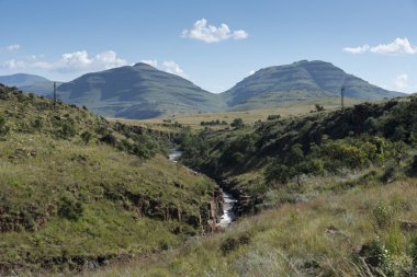 mountain drakensberg panoramaroute clipart