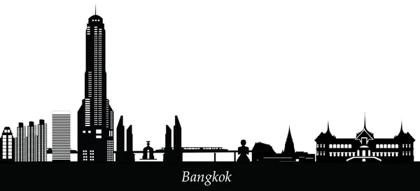 Skyline di Bangkok — Vettoriale Stock