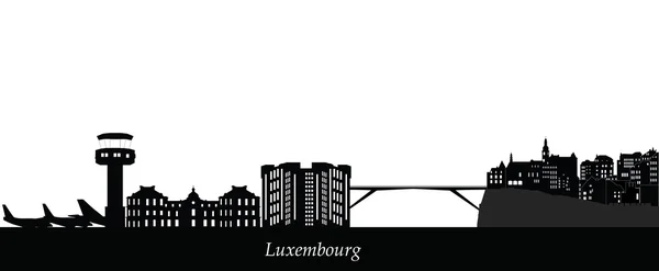 Skyline Luxemburgo — Foto de Stock