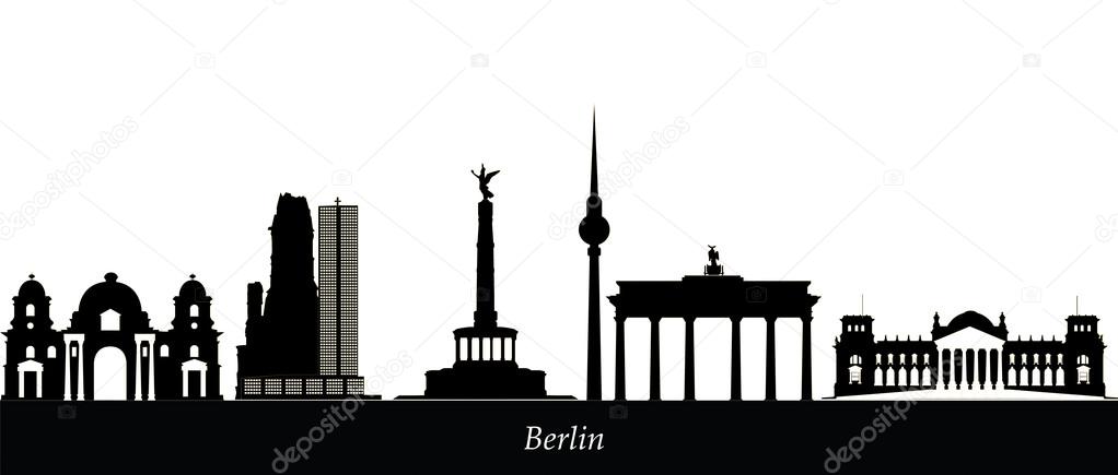 Berlin german city skyline