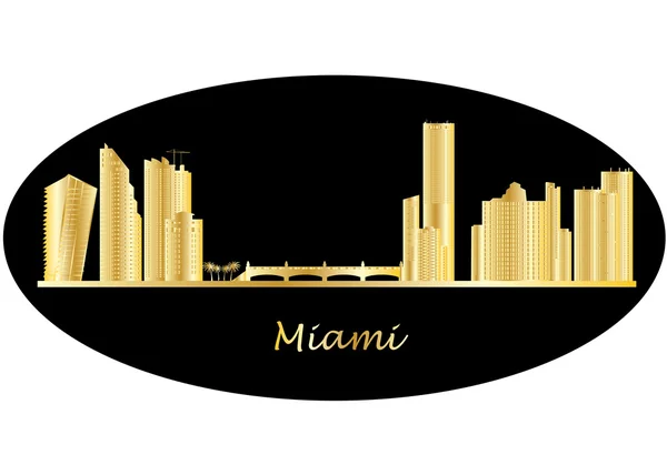 Ville de skyline de Miami — Photo