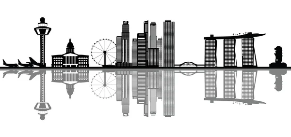 Singapur — Vector de stock