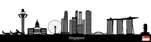シンガポール — ストックベクタ