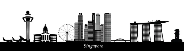 シンガポール — ストックベクタ