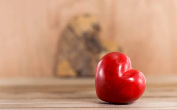 Valentines röda hjärtan — Stockfoto