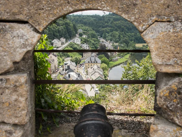 Canon van het kasteel van bouillon — Stockfoto