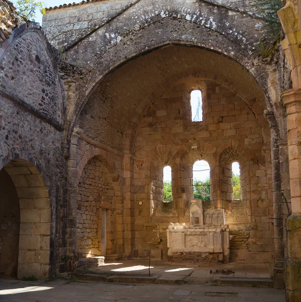 Remanescente Antigo Massacre Guerra Igreja Oradour Sur Glane Aldeia França — Fotografia de Stock