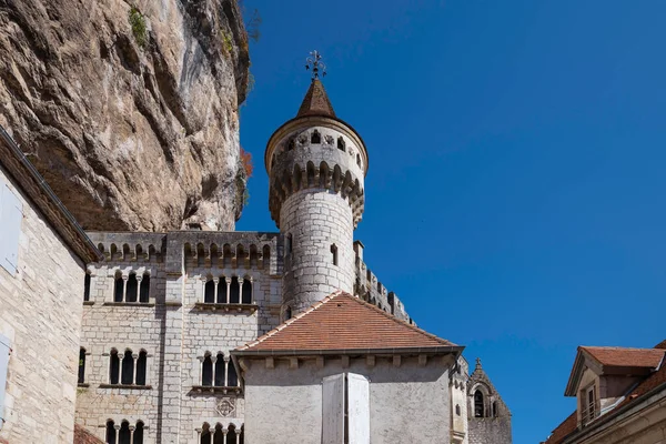 Pilgrimage Town Rocamadour Episcopal City Sanctuary Blessed Virgin Mary Lot — Stock Photo, Image