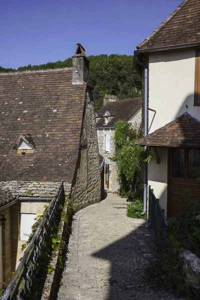 Fransa Dordogne Bölümü Ndeki Roque Geac Eski Küçük Bir Ortaçağ — Stok fotoğraf