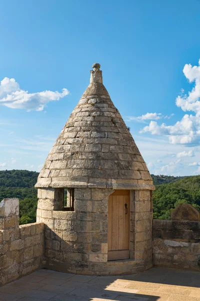 One Turrets Walls Castle Beynac Dordogne France — Stock Photo, Image