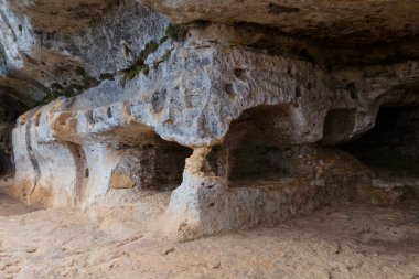 Fransa, Dordogne 'daki Maison Forte de Reignac, 14. yüzyılda kayanın içine inşa edilmiş bir tür müstahkem malikanedir.