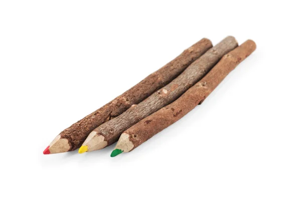 Wooden color pencils — Stock Photo, Image