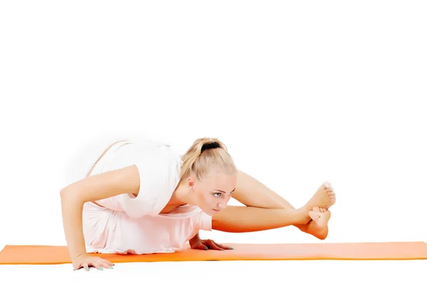 Yoga övning — Stockfoto