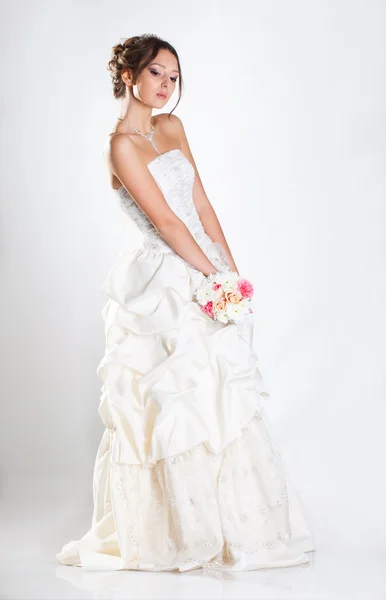 Bride portrait in studio — Stock Photo, Image