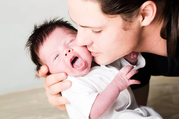 Infant boy with father — Stock Photo, Image