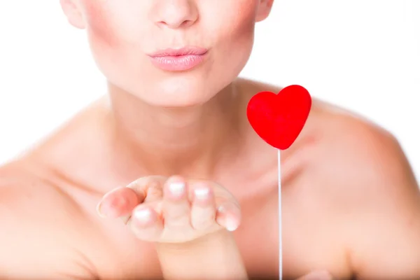 Mulher com pele perfeita — Fotografia de Stock