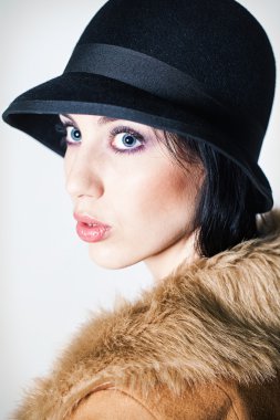 güzel kadın portre Studio