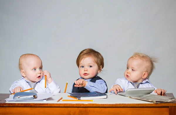 Little businessman — Stock Photo, Image