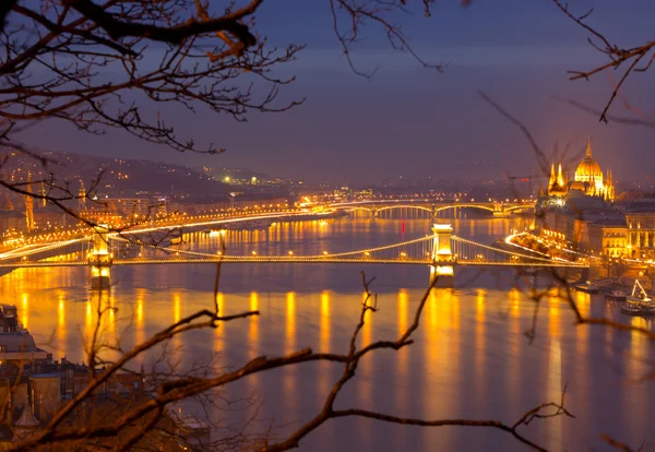 Budapest le soir — Photo