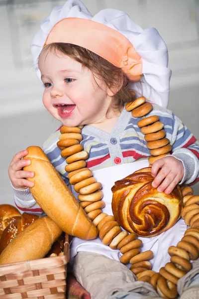 Little baker — Stock Photo, Image