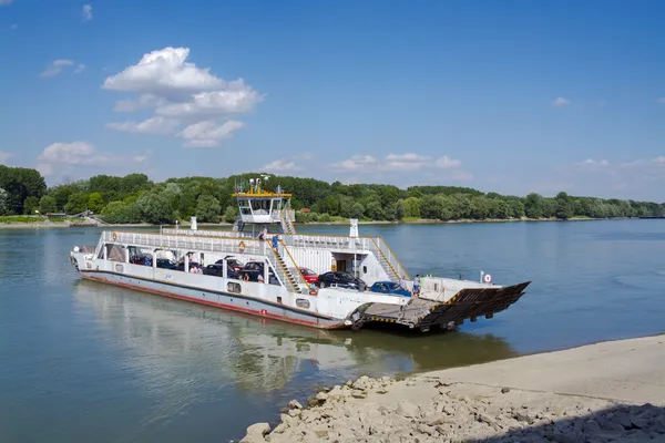 Ferry at Mohacs — Stock Photo, Image