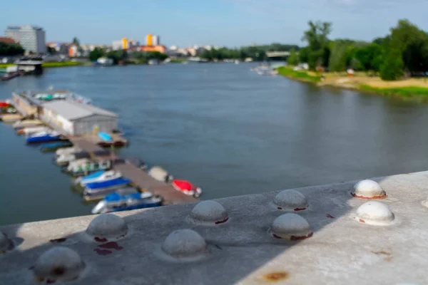 Tisza River City Bridge Szeged — Stock Photo, Image