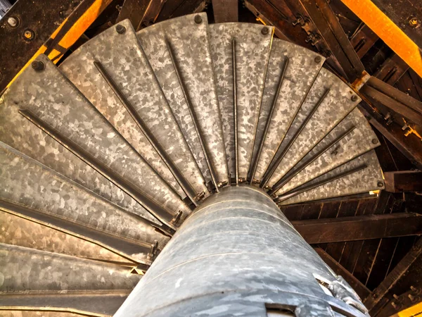 Spiral Staircase Lookout Tower Balatonkenese — Stock Photo, Image