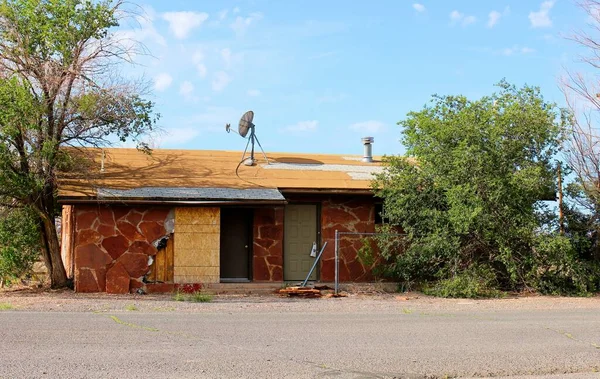 Maison Abandonnée Dans Haut Désert Sud Ouest — Photo